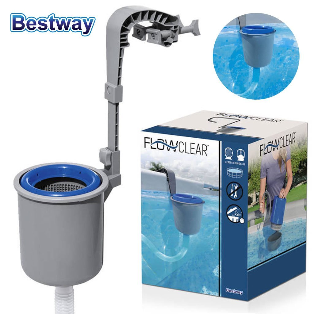 58233-cnc-2.jpg Bestway 58233 Flowclear Écumoire suspendue pour systèmes de filtration - الصورة 1