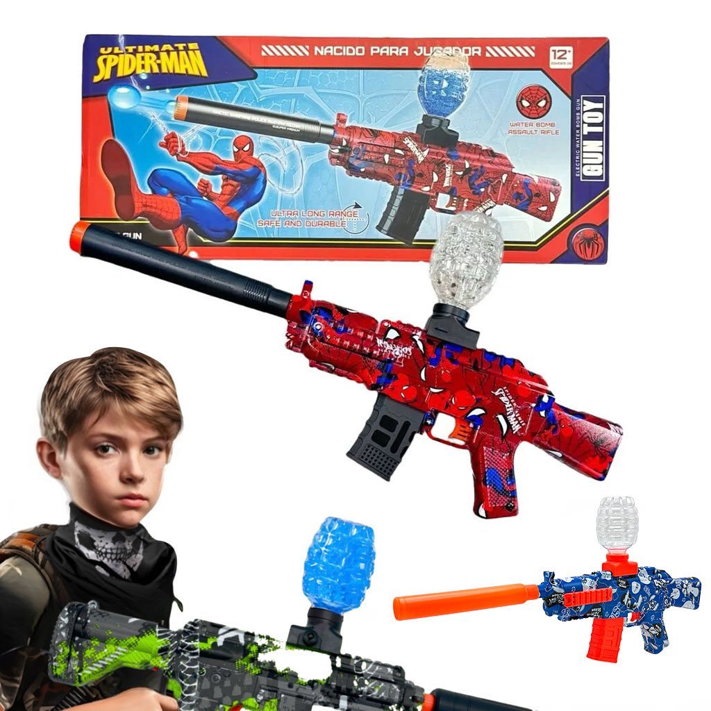 AK-Gel-cnc-1.jpg Pistolet à Billes en Gel avec Accessoires Motif Dessin Animé – مسدس الطلقات الكريستالية - الصورة 1