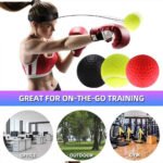 Balle de Boxe Reflex pour améliorer la coordination œil-main 3Pcs