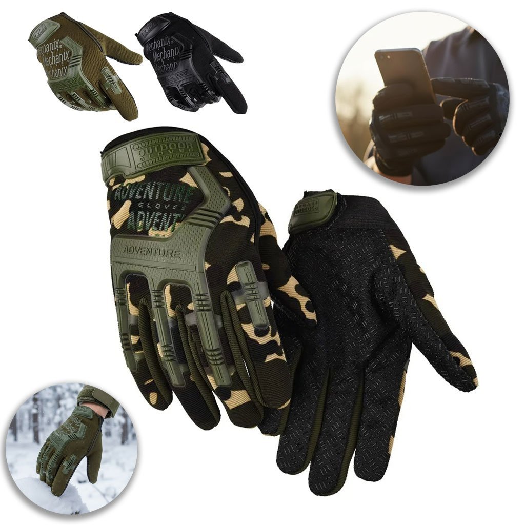 Gants-MPACT-CNC-1-2.jpg Gants Anti-dérapants pour moto avec conception d’amortissement – قفازات بخاصية اللمس وتصميم ممتص للصدمات - الصورة 1