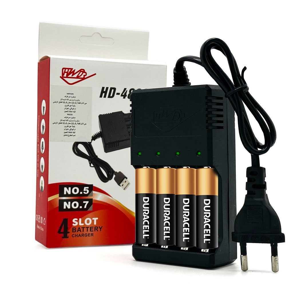 HD4880A-2-1.jpg Chargeur de batterie pour piles AAA/AAA 1.2 V – شاحن بطاريات - الصورة 1