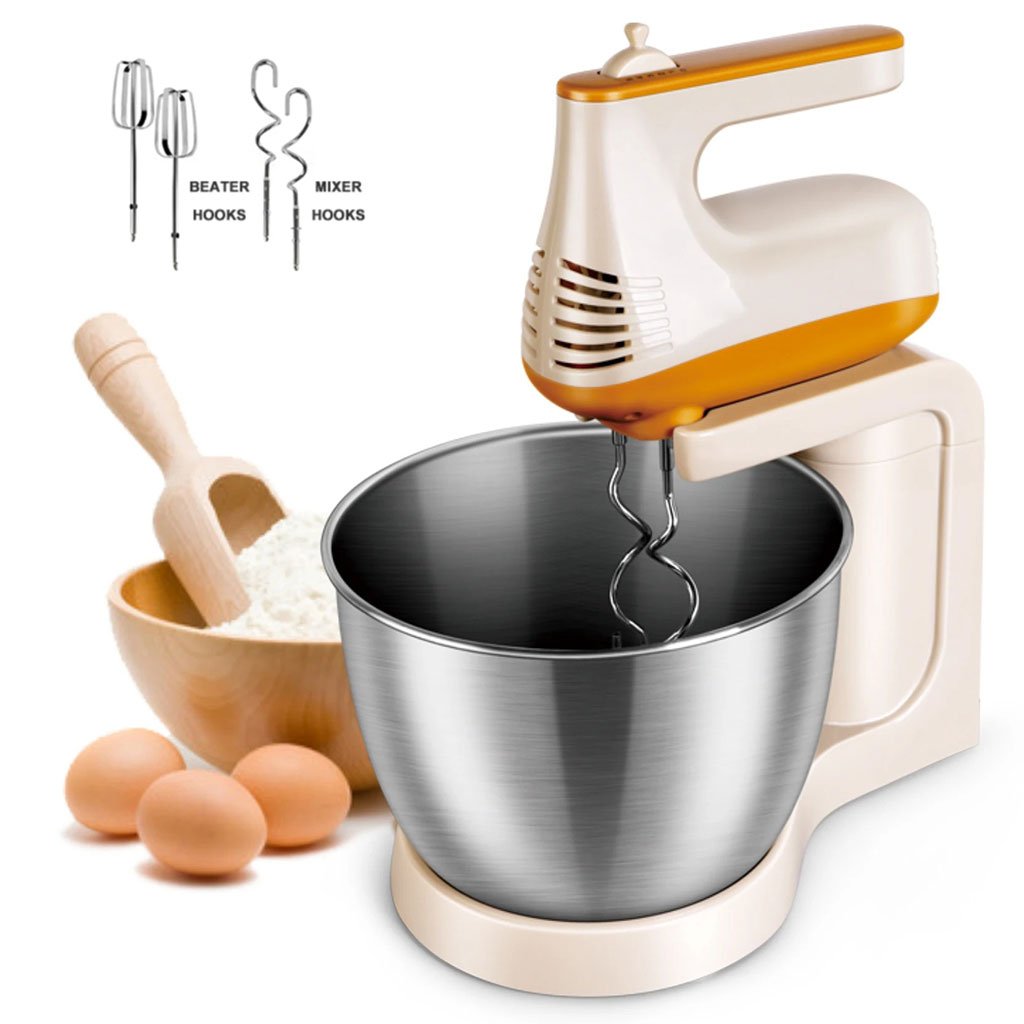 Stand-Mixer-3L-CNC.jpg Robot Pâtissier Mélangeur 2 En 1 Avec Bol 3L - الصورة 1