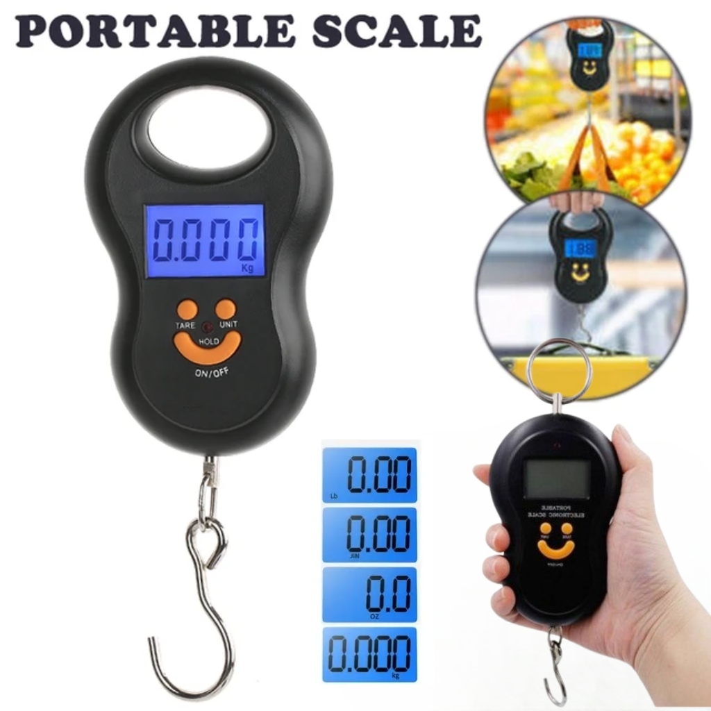 dsf21wxcwxc47ss.png Balance a Crochet Pour Baguages et pèche 50Kg Ecran Numérique - الصورة 1