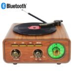 Haut Parleur et Radio tourne-disque vintage Bluetooth Sans Fil – مكبر صوت بلوتوث على شكل راديو